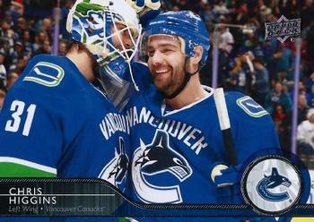 #184 Chris Higgins - Vancouver Canucks - 2014-15 Upper Deck Hockey