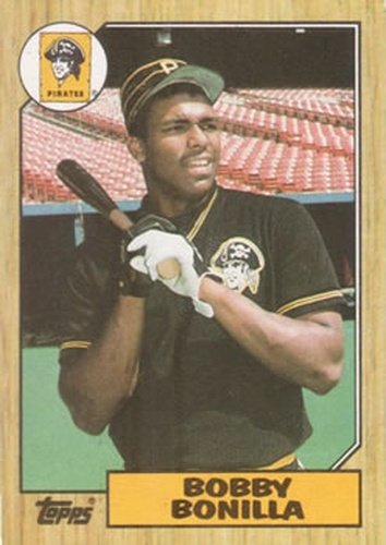 #184 Bobby Bonilla - Pittsburgh Pirates - 1987 Topps Baseball