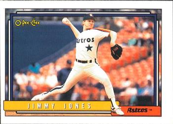 #184 Jimmy Jones - Houston Astros - 1992 O-Pee-Chee Baseball
