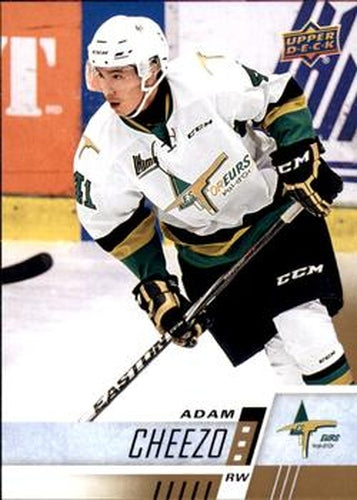 #184 Adam Cheezo - Val-d'Or Foreurs - 2017-18 Upper Deck CHL Hockey