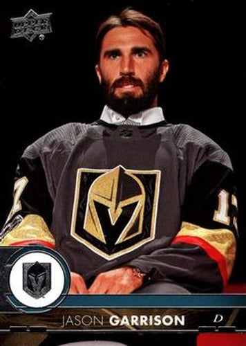 #184 Jason Garrison - Vegas Golden Knights - 2017-18 Upper Deck Hockey