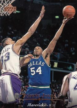 #184 Popeye Jones - Dallas Mavericks - 1995-96 Upper Deck Basketball