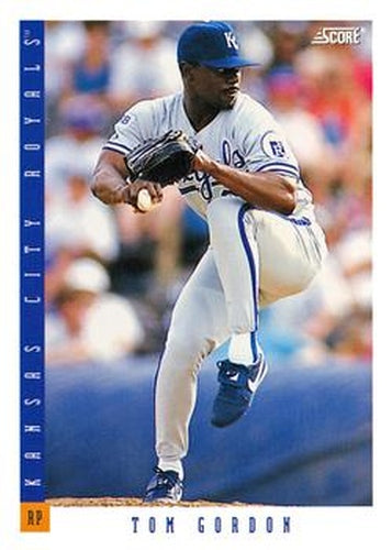 #184 Tom Gordon - Kansas City Royals - 1993 Score Baseball