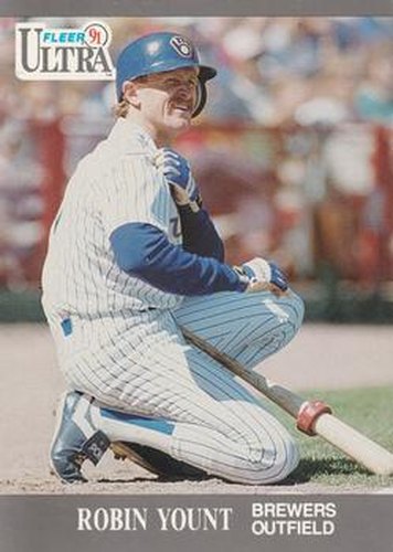 #184 Robin Yount - Milwaukee Brewers - 1991 Ultra Baseball