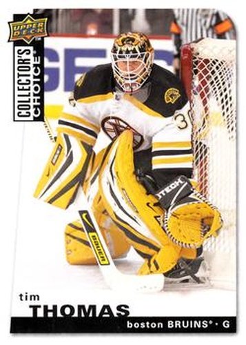 #184 Tim Thomas - Boston Bruins - 2008-09 Collector's Choice Hockey