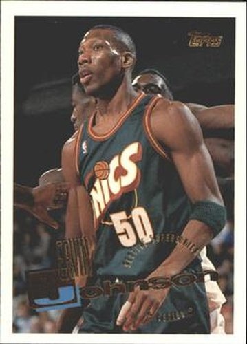 #184 Ervin Johnson - Seattle SuperSonics - 1995-96 Topps Basketball