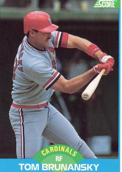 #184 Tom Brunansky - St. Louis Cardinals - 1989 Score Baseball