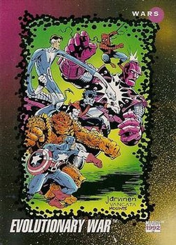 #185 Evolutionary War - 1992 Impel Marvel Universe