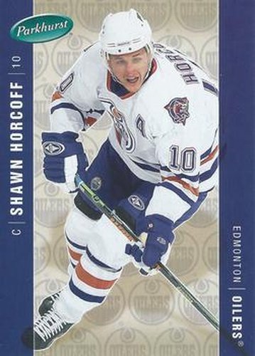 #185 Shawn Horcoff - Edmonton Oilers - 2005-06 Parkhurst Hockey
