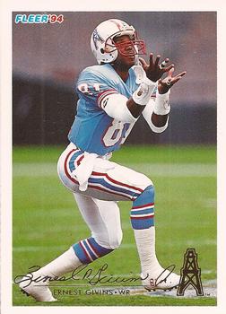 #185 Ernest Givins - Houston Oilers - 1994 Fleer Football