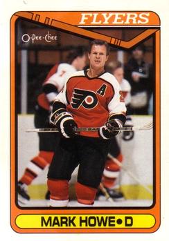 #185 Mark Howe - Philadelphia Flyers - 1990-91 O-Pee-Chee Hockey