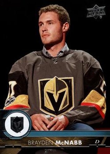 #185 Brayden McNabb - Vegas Golden Knights - 2017-18 Upper Deck Hockey