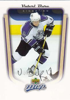 #185 Valeri Bure - Los Angeles Kings - 2005-06 Upper Deck MVP Hockey
