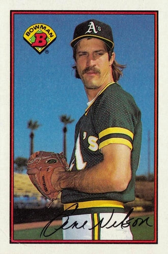 #185 Gene Nelson - Oakland Athletics - 1989 Bowman Baseball