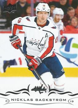 #185 Nicklas Backstrom - Washington Capitals - 2018-19 Upper Deck Hockey