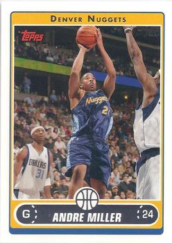 #185 Andre Miller - Denver Nuggets - 2006-07 Topps Basketball