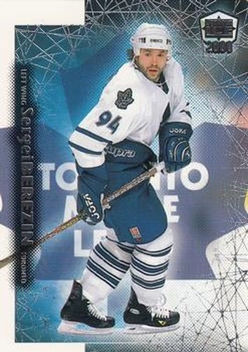 #185 Sergei Berezin - Toronto Maple Leafs - 1999-00 Pacific Dynagon Ice Hockey