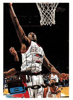#185 Chucky Brown - Houston Rockets - 1995-96 Topps Basketball