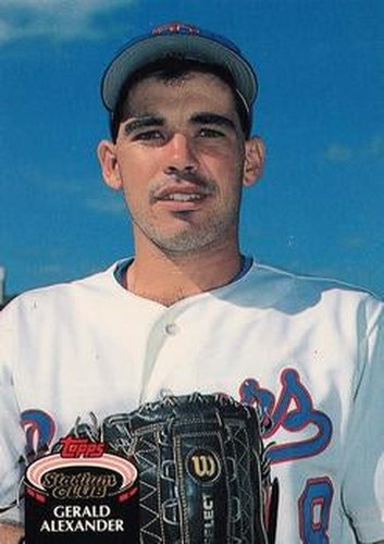 #185 Gerald Alexander - Texas Rangers - 1992 Stadium Club Baseball