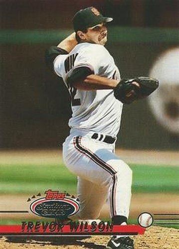 #185 Trevor Wilson - San Francisco Giants - 1993 Stadium Club Baseball