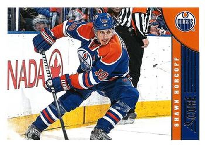 #185 Shawn Horcoff - Edmonton Oilers - 2013-14 Score Hockey