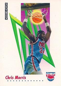 #185 Chris Morris - New Jersey Nets - 1991-92 SkyBox Basketball