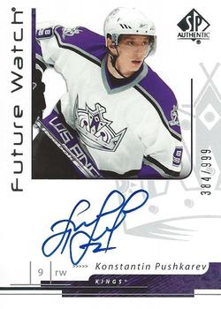 #185 Konstantin Pushkarev - Los Angeles Kings - 2006-07 SP Authentic Hockey