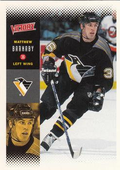 #185 Matthew Barnaby - Pittsburgh Penguins - 2000-01 Upper Deck Victory Hockey