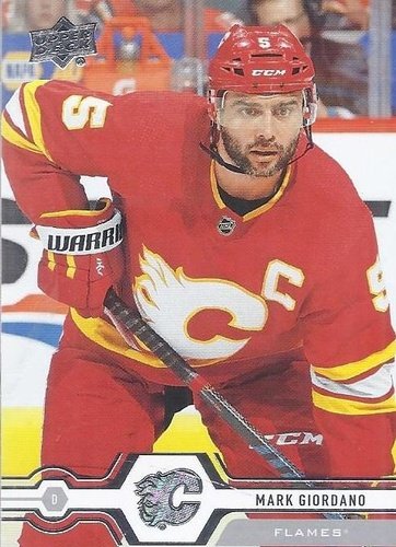 #185 Mark Giordano - Calgary Flames - 2019-20 Upper Deck Hockey