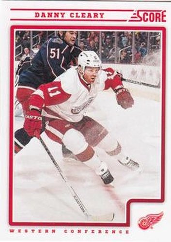 #185 Daniel Cleary - Detroit Red Wings - 2012-13 Score Hockey