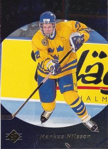 #185 Marcus Nilson - Sweden - 1995-96 SP Hockey