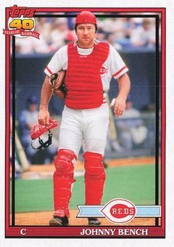 #185 Johnny Bench - Cincinnati Reds - 2021 Topps Archives Baseball