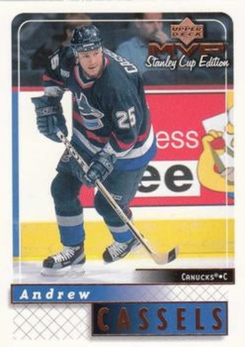 #185 Andrew Cassels - Vancouver Canucks - 1999-00 Upper Deck MVP Stanley Cup Edition Hockey