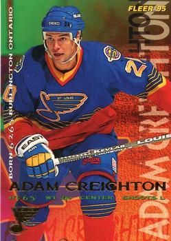 #185 Adam Creighton - St. Louis Blues - 1994-95 Fleer Hockey