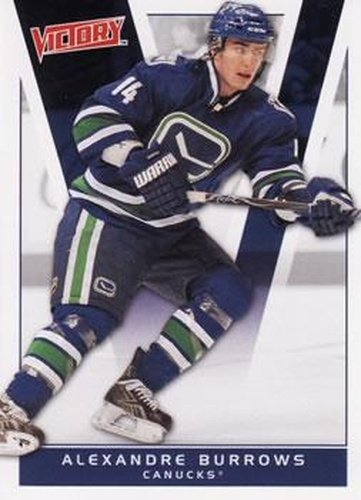 #185 Alexandre Burrows - Vancouver Canucks - 2010-11 Upper Deck Victory Hockey