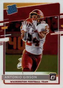 #185 Antonio Gibson - Washington Football Team - 2020 Donruss Optic Football