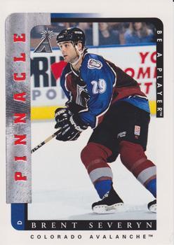 #185 Brent Severyn - Colorado Avalanche - 1996-97 Pinnacle Be a Player Hockey