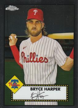 #185 Bryce Harper - Philadelphia Phillies - 2021 Topps Chrome Platinum Anniversary Baseball