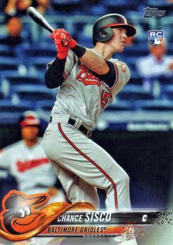 #185 Chance Sisco - Baltimore Orioles - 2018 Topps Baseball