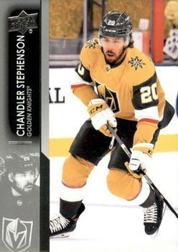 #185 Chandler Stephenson - Vegas Golden Knights - 2021-22 Upper Deck Hockey