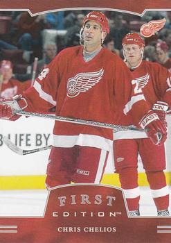 #185 Chris Chelios - Detroit Red Wings - 2002-03 Be a Player First Edition Hockey