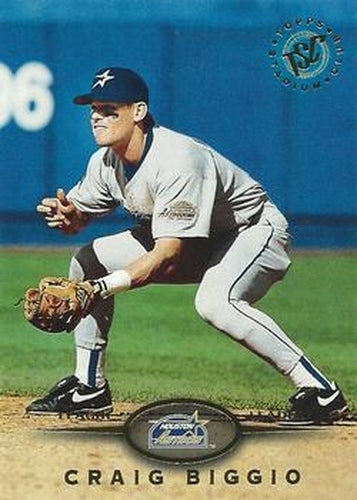#185 Craig Biggio - Houston Astros - 1995 Stadium Club Baseball