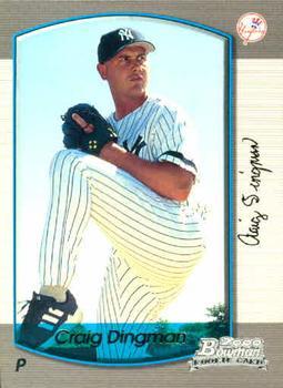 #185 Craig Dingman - New York Yankees - 2000 Bowman Baseball