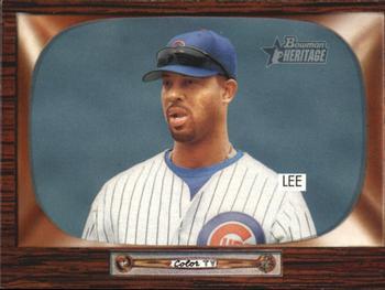 #185 Derrek Lee - Chicago Cubs - 2004 Bowman Heritage Baseball