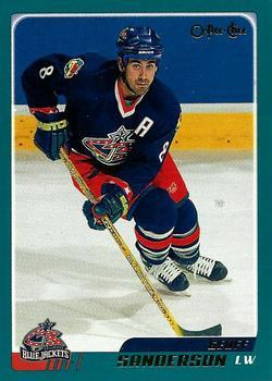 #185 Geoff Sanderson - Columbus Blue Jackets - 2003-04 O-Pee-Chee Hockey