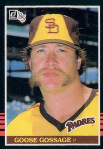 #185 Goose Gossage - San Diego Padres - 1985 Donruss Baseball