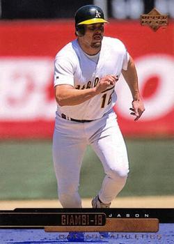 #185 Jason Giambi - Oakland Athletics - 2000 Upper Deck Baseball