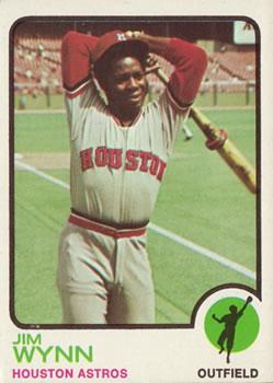 #185 Jim Wynn - Houston Astros - 1973 Topps Baseball