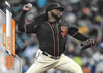 #185 Johnny Cueto - San Francisco Giants - 2020 Topps Baseball