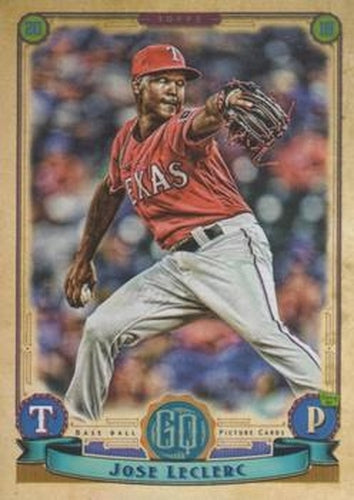 #185 Jose Leclerc - Texas Rangers - 2019 Topps Gypsy Queen Baseball